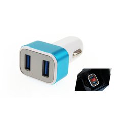 Zásuvka do zapalovače 2xUSB 3A + voltmetr AMIO