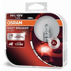 Žárovky H1 Osram Night Breaker Silver (DUO BOX 2ks)