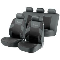 Potah sedadel Basic Elegance šedo-černý, 14 dílů WALSER NEW 4/2023