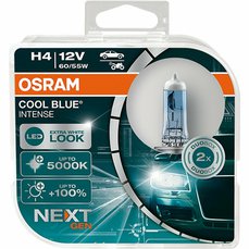 Žárovky H4 Osram Cool Blue Intense NextGen. 5000K +100%  (DUO BOX 2ks)