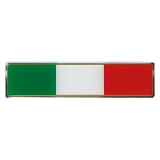 Logo 3D Italská vlajka -proužek 110x27 mm 1ks