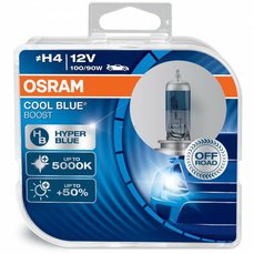Žárovky H4 Osram Cool Blue Boost 100/90W (DUO BOX 2ks)