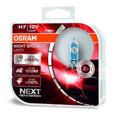 Žárovky H7 Osram Night Breaker Laser +150% (DUO BOX 2ks)