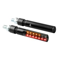 MOTO Blinkry sekvenční LED LINE-SQ 2ks zadní,  černé