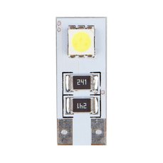 Žárovka LED CAN-BUS 12V 2 SMD T10 W5W bílá (2ks) 4cars