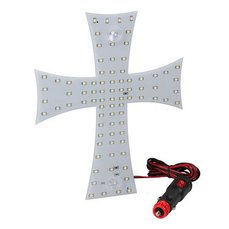 Kříž 24V 81 SMD LED bílý, 200x250mm