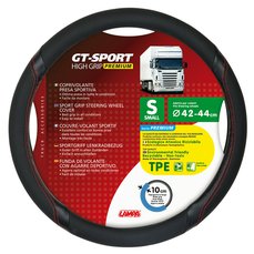 Potah volantu GT-Sport PREMIUM, 42-44cm "S" Blac/Red NEW 3/2024