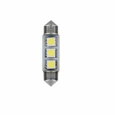 Žárovka Hyper-LED CAN-BUS 24-28V sufit 3 SMD x 3 chips, 10x39mm, bílá 6500° (1ks)