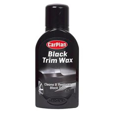 Leštěnka na plast Black Trim Wax 375ml CarPlan