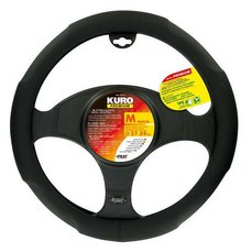 Potah volantu KURO PREMIUM, 37-39 cm