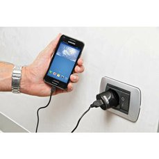 Nabíječka telefonu LAMPA 3 v 1 Micro USB kit 12/24V + 230V