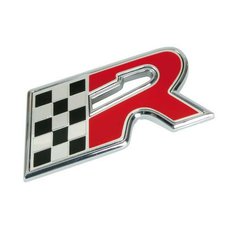 Logo 3D emblém R - Flag