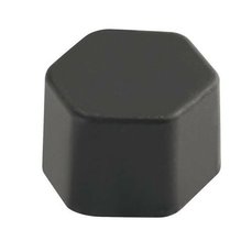 Kryty šroubů ozdobné silikonové černé NUT CAPS 17mm